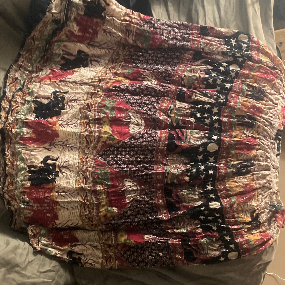 Bohemian Multicolor Maxi Skirt